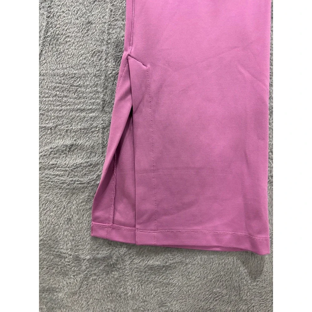 Athleta Girl XXL/16 Pink Transcend Crossover Flare Pants Athleisure Casual